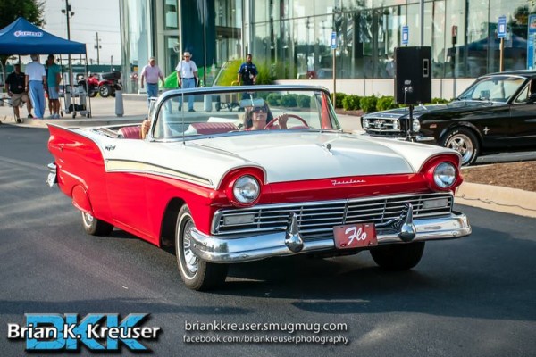 1950s era ford fairlane convertible