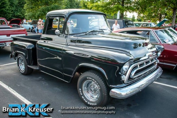 postwar Chevy custom 3100 pickup truck