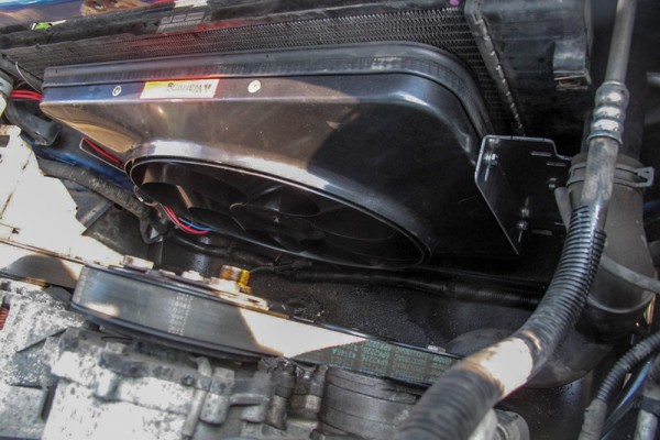 retrofitting an electric fan in a dodge Dakota truck