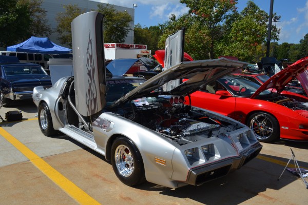 modified 1979 Trans Am with scissor doors