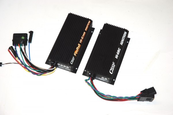 a pair of crane digital engine ignition boxes