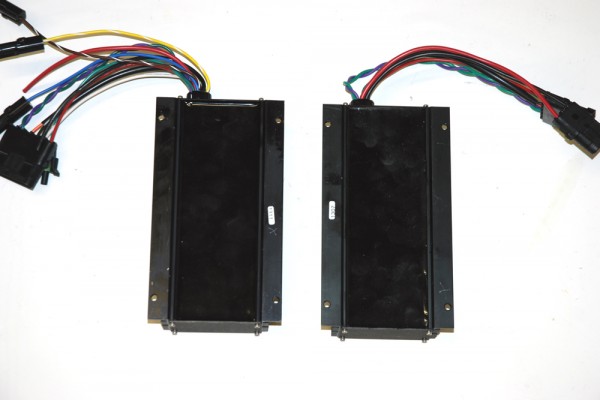 underside of a pair of crane digital ignition boxes