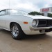 white 1973 plymouth cuda at summit racing in akron ohio thumbnail
