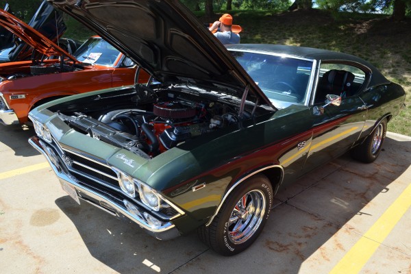 Green Chevy Chevelle ss 454