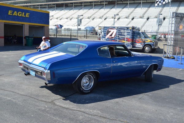 blue Chevy Chevelle second gen at Atlanta motorama