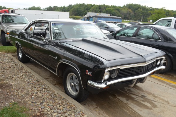 Front quarter view of a mid 1960s chevy Impala