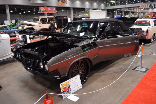 customized gm musclecar convertible