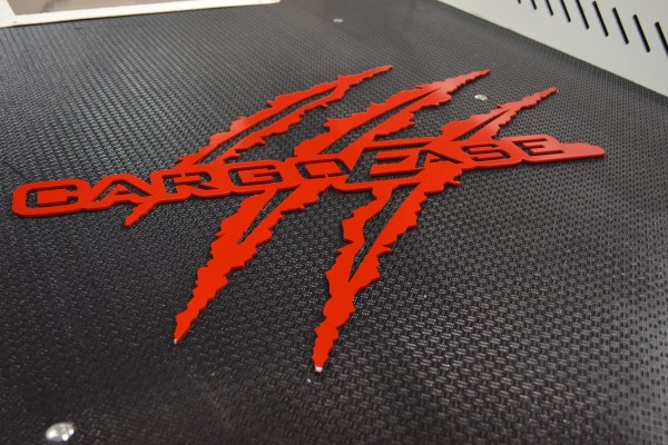 cargo ease logo on bed rack