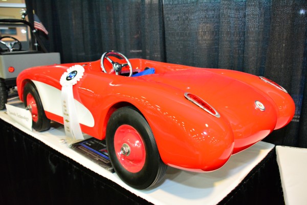 c1 corvette style pedal car