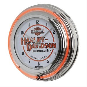 Harley Davidson neon clock