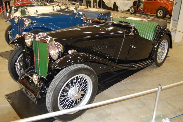 Vintage MG British Open top roadster