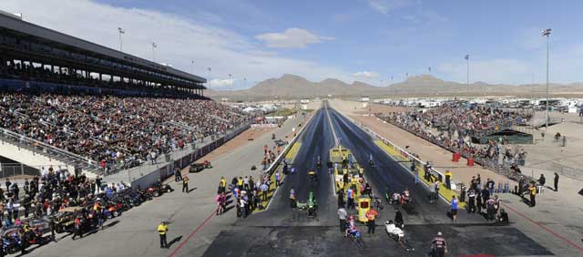 nhra las vegas dragstrip during race event