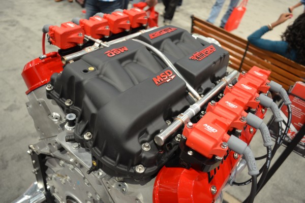 msd ls air force intake manifold installed