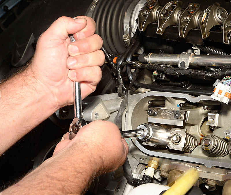 adjusting valve springs on an ls engine