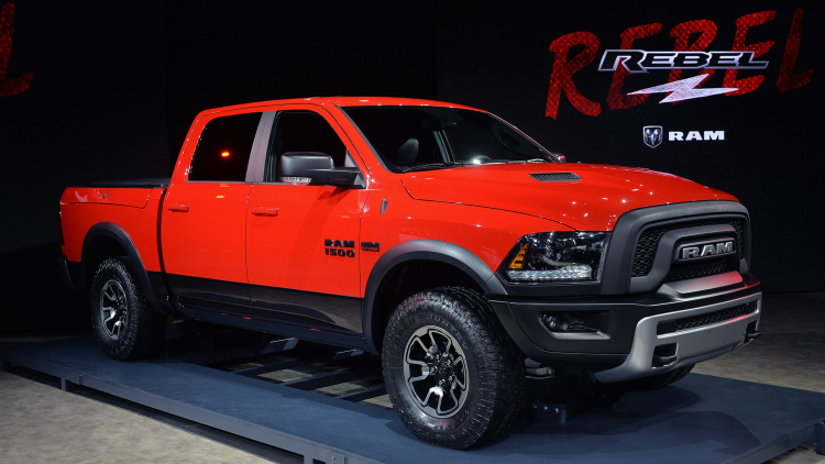 ram rebel truck during press event