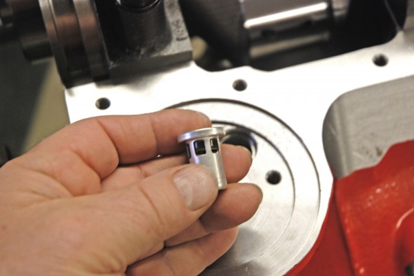 oil by pass valve for a big block engine