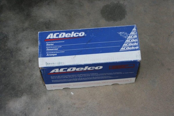 ac delco starter motor box