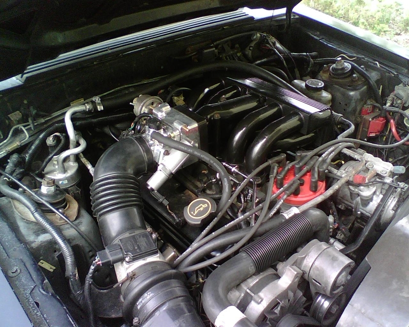1988 ford foxbody mustang with a 5.0L engine