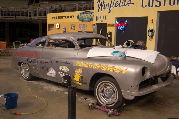 Vintage Hot Rod build project in progress