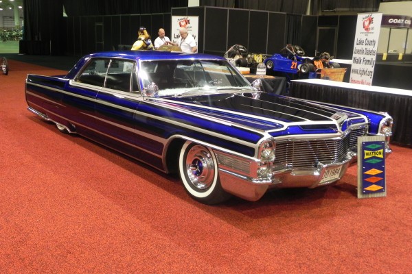 lowered cadillac sedan
