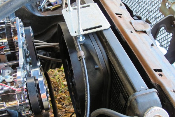 retrofitting an electric fan in an old car