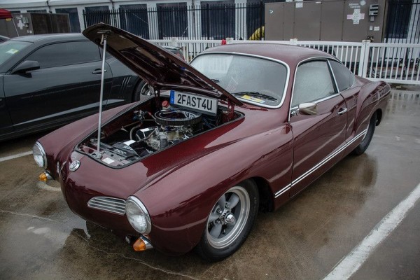 vw volkswagen karmann ghia with front engine v8 swap