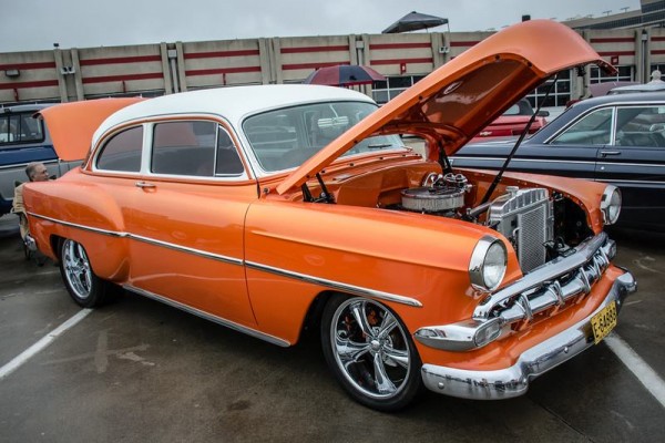 vintage postwar chevy coupe