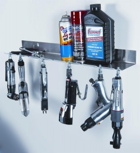 garage aluminum air tool rack