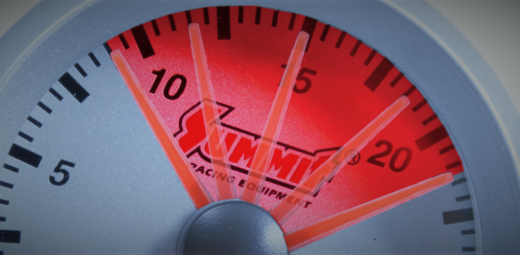 stylized Image of a Vacuum Gauge Needle Sweep