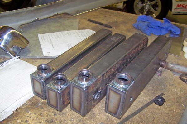ballast bars for a drag race car