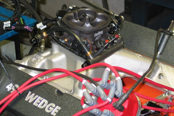 holley terminator efi throttle body on a mopar engine