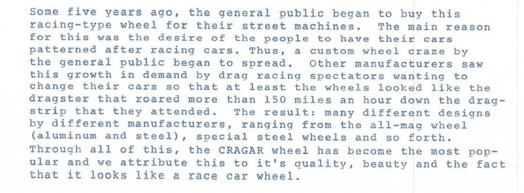 Here is one snippet from the letter Cragar sent back to the high school student.