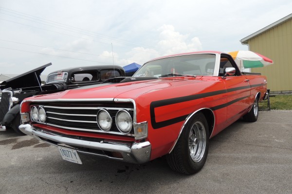 front grille view of a 1969 ford ranchero