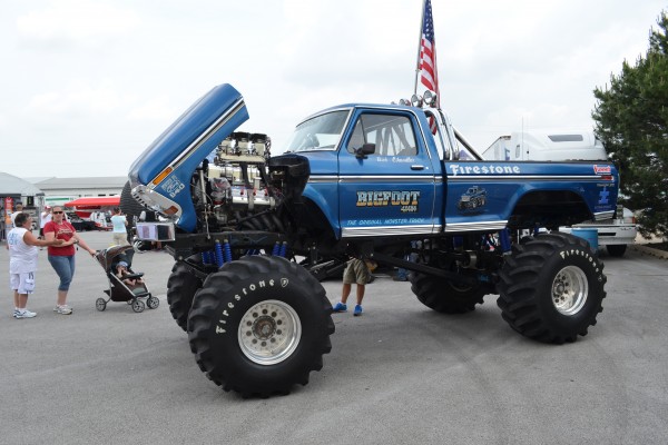 bigfoot the original ford monster truck at car show