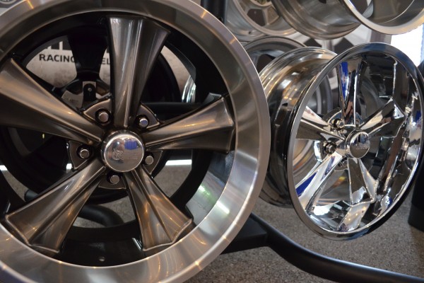 aftermarket wheels on display