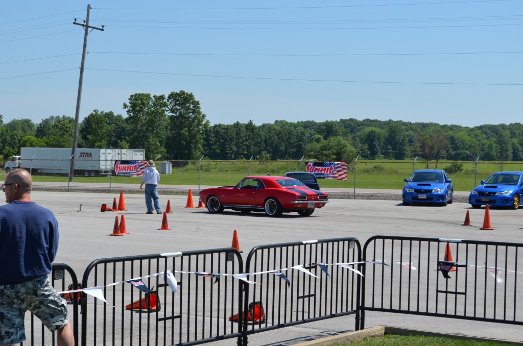1967 Camaro beginning Autocross run