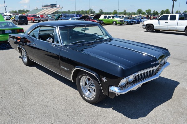 black chevy impala super sport
