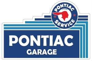 pontiac garage sign