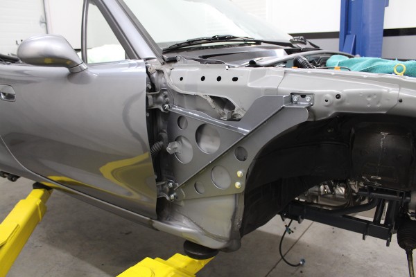 miata front fender brace for ls swap