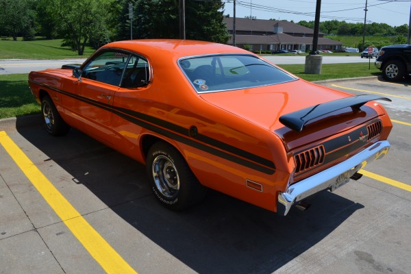 1971 dodge demon, rear quarter from driver side
