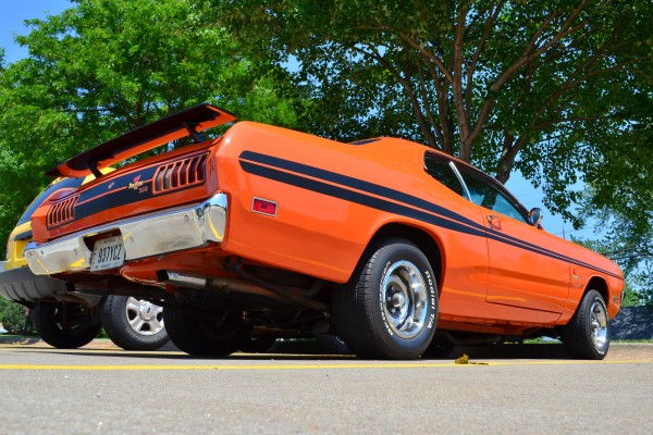 1971 dodge demon, rear quarter