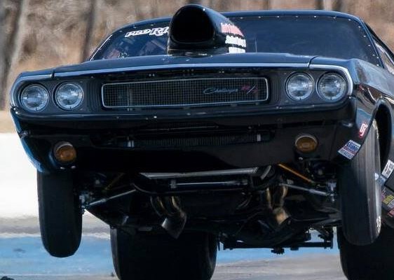 1970 Dodge Challenger Wheelie