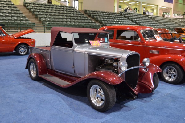 vintage prewar ford hotrod truck at Hot August Nights 2015