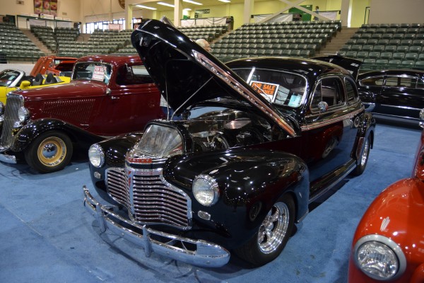 vintage prewar chevy coupe at Hot August Nights 2015