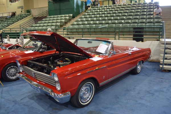 vintage ford convertible on display at 2015 Hot August Nights