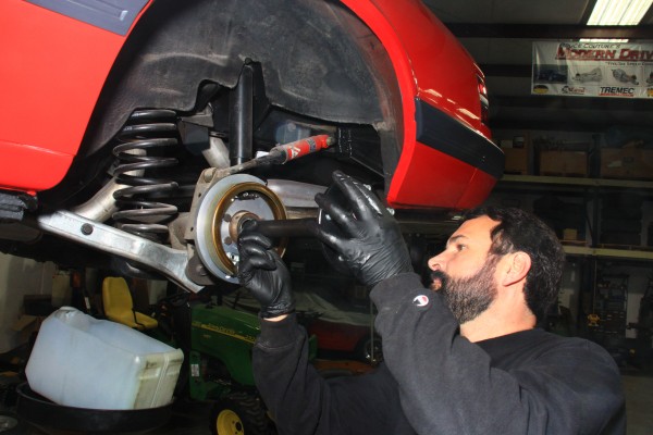 removing axle from a fox body mustang