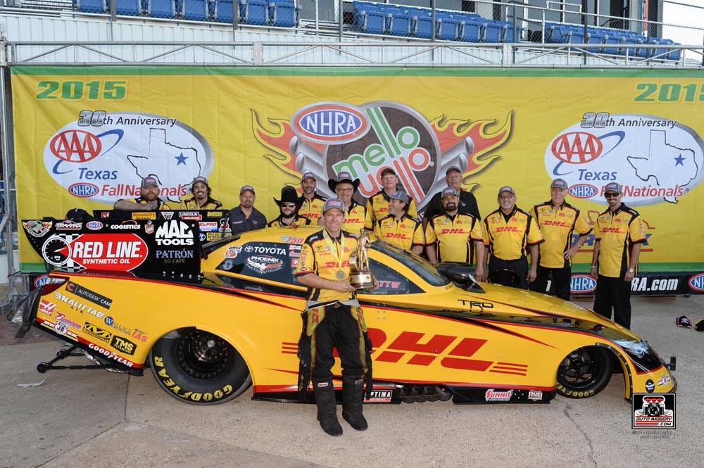 2015 NHRA Fallnationals winners circle photo