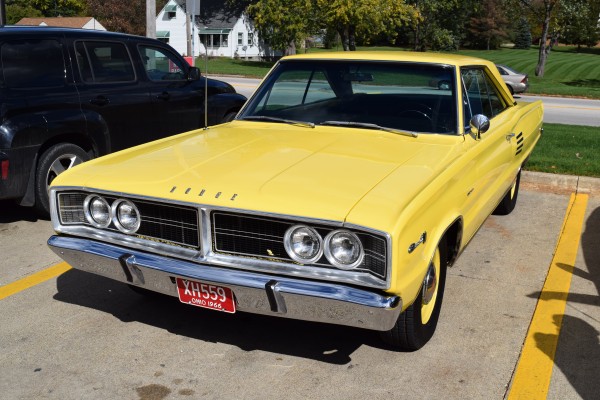 yellow 1966 Dodge Coronet 500