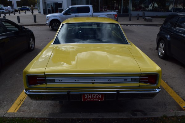 1966 Dodge Coronet 500, rear trunk view