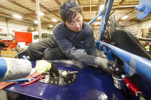 rod hall race bronco restoration in progress